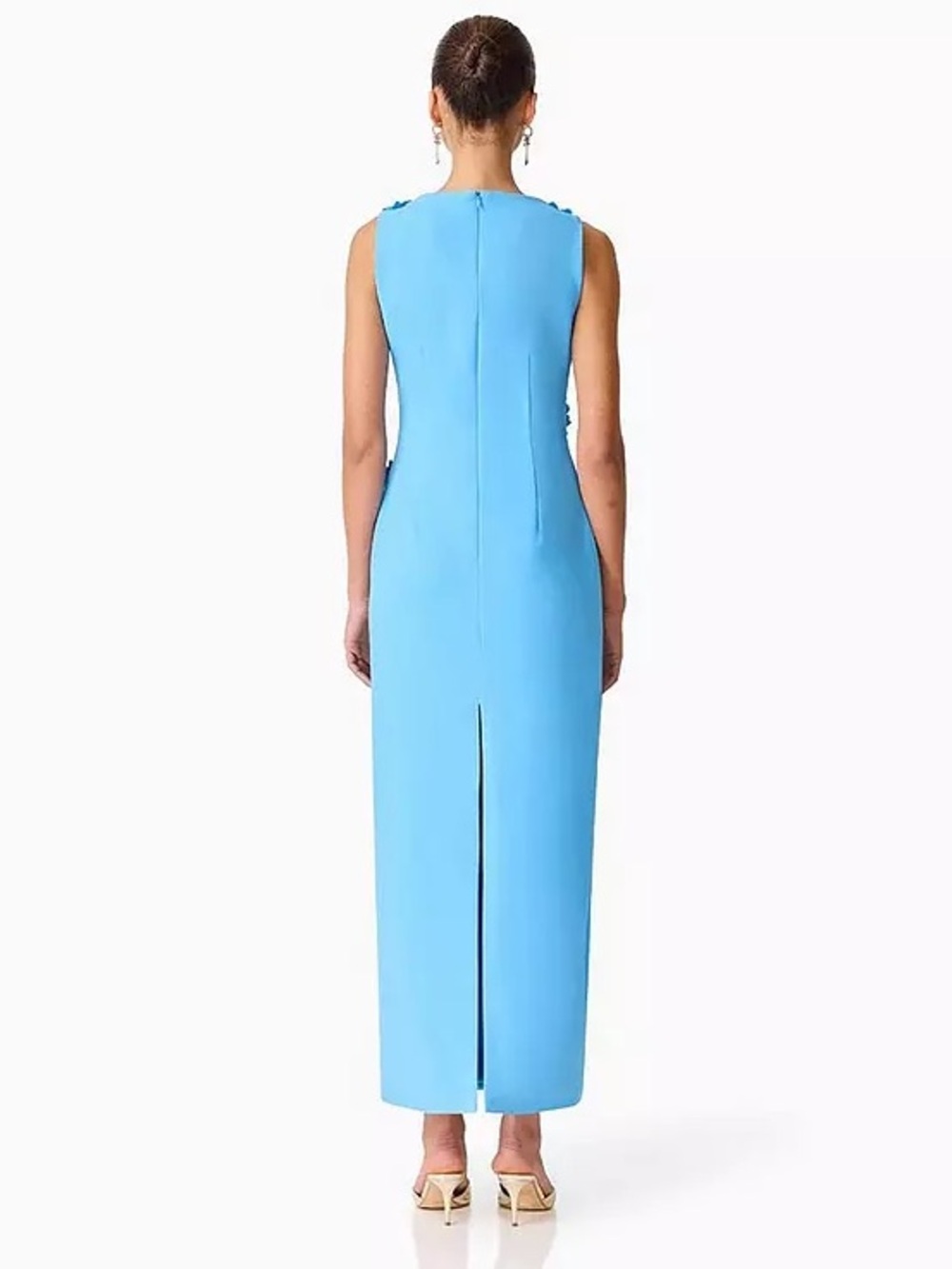 Elliatt Dali Floral Applique Gown in Blue - Picture 6 of 17
